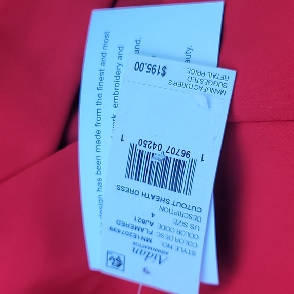 AIDAN BY AIDAN MATTOX Women's Cutout Sheath Dress - Picture 4 of 16